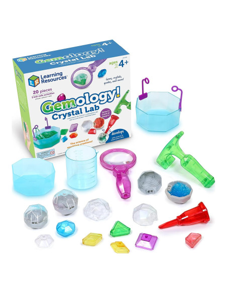 Laboratorio de Cristales Learning Resources - Kit Ciencia 20 Piezas Laboratorio de Cristales Learning Resources - Kit Ciencia 20 Piezas