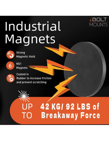 Soporte Magnético para Tabletas iBOLT IBT-33994 7-10"