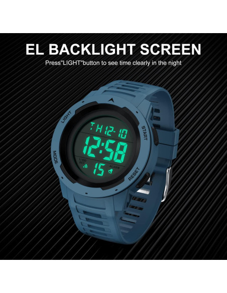 Reloj Digital Deportivo Golden Hour GH-1315 Impermeable Reloj Digital Deportivo Golden Hour GH-1315 Impermeable