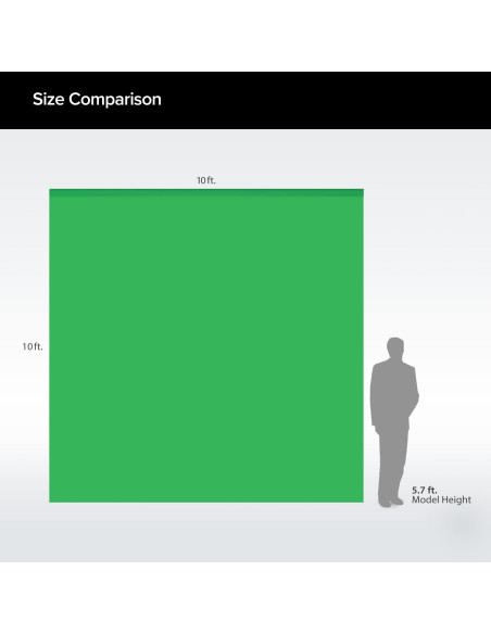 Pantalla de Fondo Verde Chroma Key LS Pro 3x3m Material A+ Pantalla de Fondo Verde Chroma Key LS Pro 3x3m Material A+
