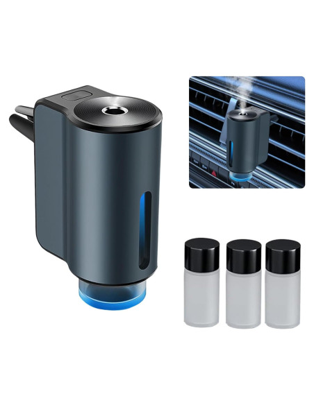 Difusor de Ambientador para Auto Shonoppy Gris con Aceite Difusor de Ambientador para Auto Shonoppy Gris con Aceite
