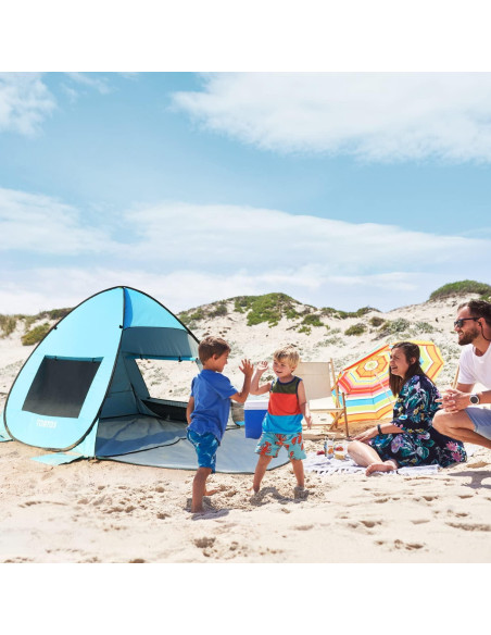 Carpa de Playa TOBTOS GS50 Pop Up UV 50+ para 2-3 Personas Carpa de Playa TOBTOS GS50 Pop Up UV 50+ para 2-3 Personas