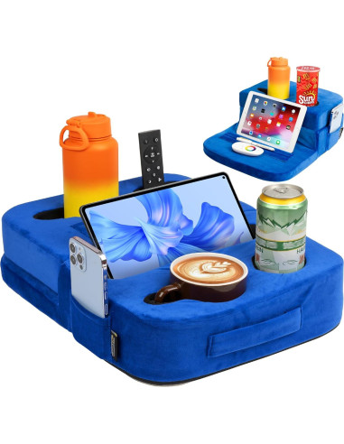 Soporte para Tazas y Accesorios TabCouchCaddy Azul - 1.06 kg