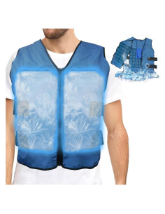 Chaleco Enfriamiento Instantáneo Unisex S-5XL con Hielo