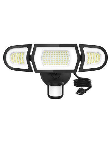 Luz de Seguridad LED Olafus 100W 9000LM con Sensor Movimiento
