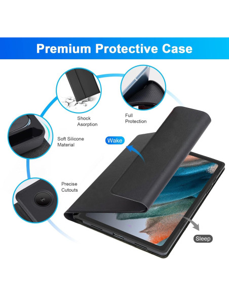 Funda Teclado Inalámbrico LAMA para Galaxy Tab A8 10.5" Funda Teclado Inalámbrico LAMA para Galaxy Tab A8 10.5"