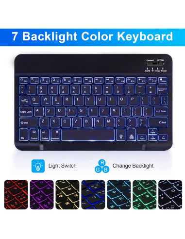 Funda Teclado Inalámbrico LAMA para Galaxy Tab A8 10.5"