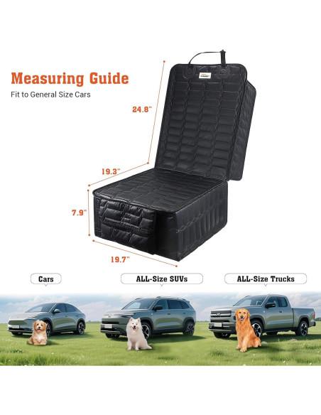 Funda de Asiento Delantera para Coche Reliadura - Impermeable y Antideslizante Funda de Asiento Delantera para Coche Reliadura - Impermeable y Antideslizante