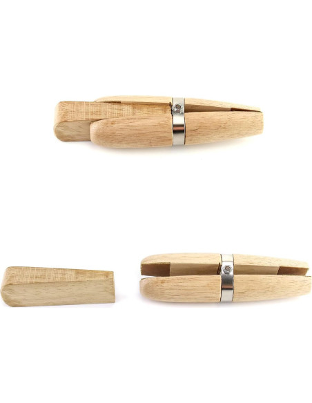 Abrazadera de Madera QWORK WD5534 para Joyería y Grabado Abrazadera de Madera QWORK WD5534 para Joyería y Grabado