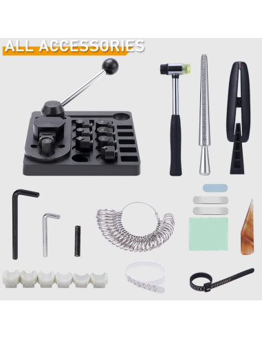 Kit de Doblado de Anillos XIIW con Troqueles y Medidor