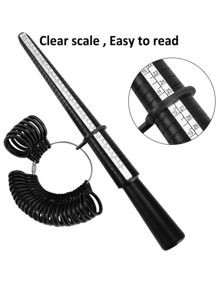Juego de Herramientas para Medir Tallas de Anillos Accmor Juego de Herramientas para Medir Tallas de Anillos Accmor