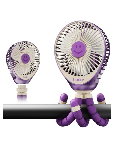 Ventilador Portátil Coolice para Cochecito 6000mAh 3 Velocidades Ventilador Portátil Coolice para Cochecito 6000mAh 3 Velocidades