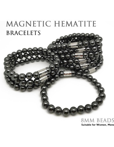 Pulsera Elástica Morchic de Piedra Natural 8mm Unisex