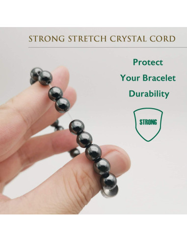 Pulsera Elástica Morchic de Piedra Natural 8mm Unisex