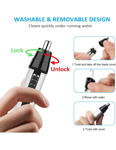Recortador de Vello Cleanfly AY-313 para Orejas y Nariz