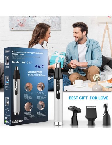 Recortador de Vello Cleanfly AY-313 para Orejas y Nariz