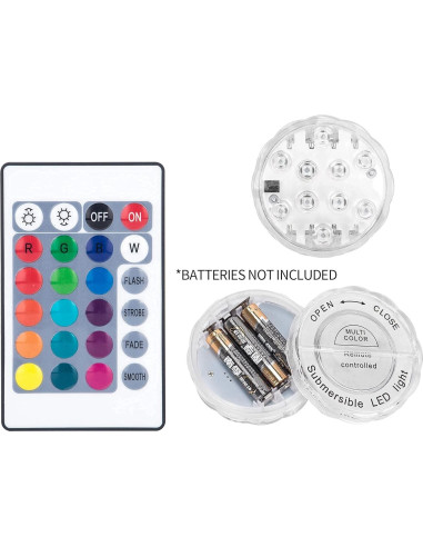 Mini Acuario Kotaffo LED Multicolor 10.99x10.99x18.99cm
