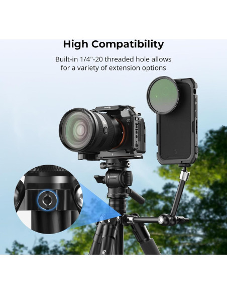 Trípode de Video SmallRig CT150 Fibra de Carbono 1.3kg Trípode de Video SmallRig CT150 Fibra de Carbono 1.3kg