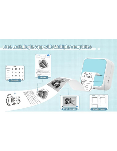 Impresora de Stickers Anycash S1 Térmica Bluetooth Portátil