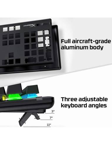 Teclado Mecánico HyperX Alloy Origins Compacto RGB