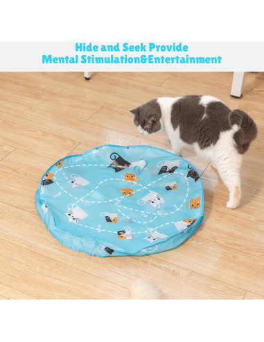 Juguete Interactivo para Gatos Pubialo 2 en 1 Automático