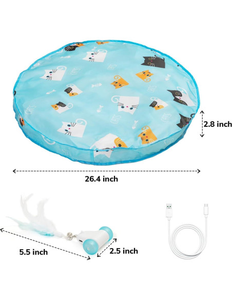 Juguete Interactivo para Gatos Pubialo 2 en 1 Automático Juguete Interactivo para Gatos Pubialo 2 en 1 Automático
