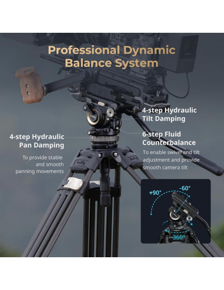 Trípode de Video SmallRig AD-Pro8 196 cm con Contrapeso Trípode de Video SmallRig AD-Pro8 196 cm con Contrapeso