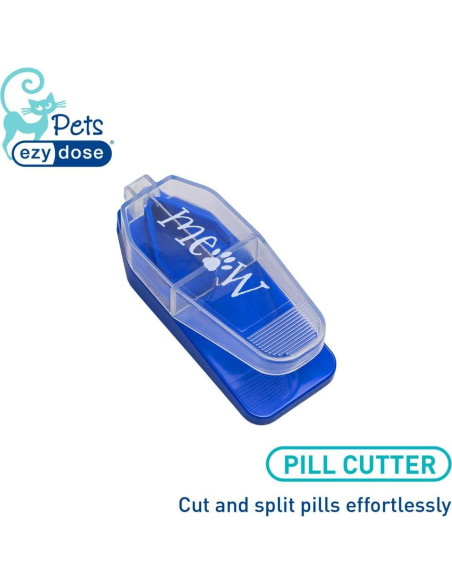 Cortador de Pastillas para Mascotas Ezy Dose, Azul, 1 Cuenta Cortador de Pastillas para Mascotas Ezy Dose, Azul, 1 Cuenta