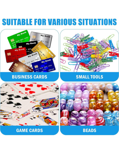 Estuche de Almacenamiento TSIS MHUO para Cartas - 12 Piezas