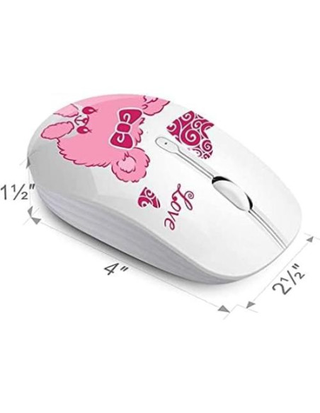 Ratón Inalámbrico JUHOO Óptico Silencioso para PC y Laptop Oso Ratón Inalámbrico JUHOO Óptico Silencioso para PC y Laptop Oso