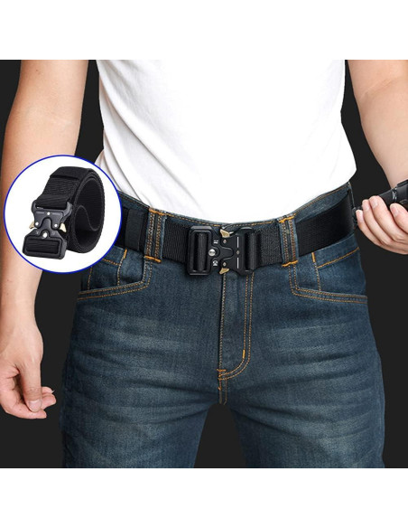 Cinturones Tácticos Ginwee en Paquete de 3 para Hombres Cinturones Tácticos Ginwee en Paquete de 3 para Hombres