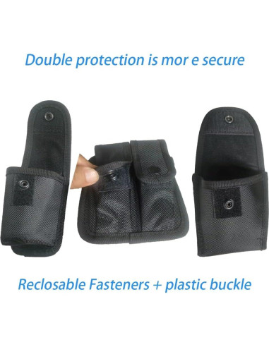 Cinturón Táctico Policial ZGJINLONG 10 en 1 Ajustable Negro