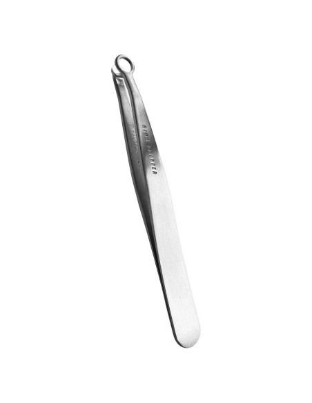 Recortador de Vello Nasal RINOCOS Plata Acero Inoxidable Recortador de Vello Nasal RINOCOS Plata Acero Inoxidable