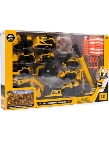 Juguetes de Construcción CAT Mega Set 40 Piezas para Niños