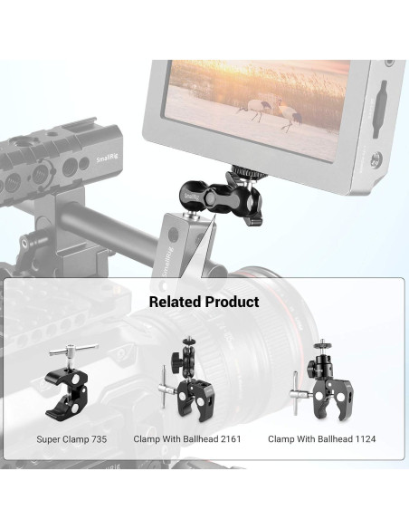 Brazo Mágico Universal SmallRig 2158 con Cabeza Esférica Brazo Mágico Universal SmallRig 2158 con Cabeza Esférica