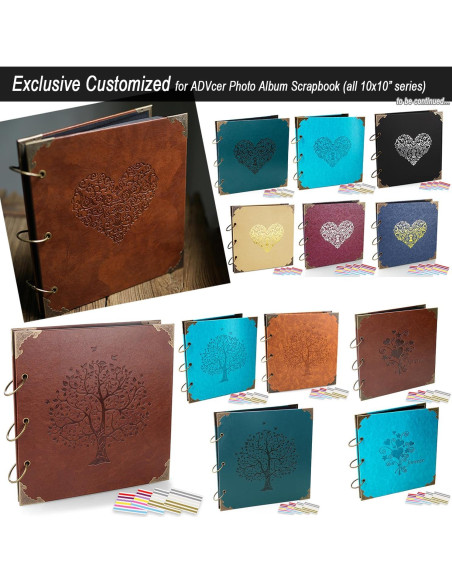 Esquinas de Foto Autoadhesivas ADVcer 5100 Piezas 6 Colores Esquinas de Foto Autoadhesivas ADVcer 5100 Piezas 6 Colores
