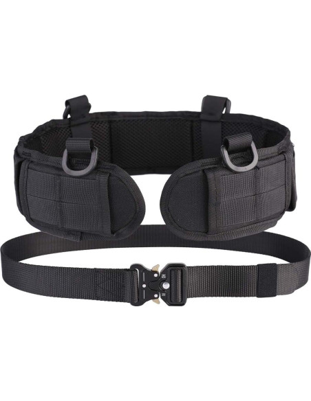 Cinturón Táctico Molle HLYQE Verde Militar Ajustable Cinturón Táctico Molle HLYQE Verde Militar Ajustable