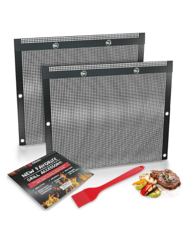 Bolsas de Barbacoa Antiadherentes Oleex 24.1x30.5 cm + Brocha