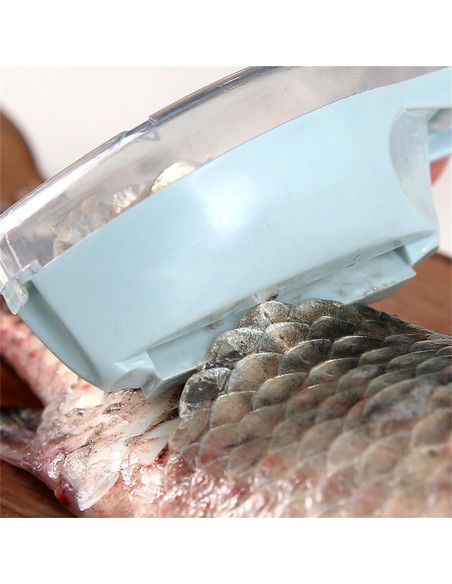 Escalador de Pescado EYAKEG 16 cm, Removedor de Escamas Rápido Escalador de Pescado EYAKEG 16 cm, Removedor de Escamas Rápido