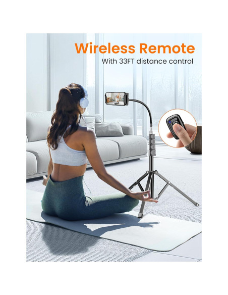 Soporte trípode para tablet Victiv 215,9 cm flexible Soporte trípode para tablet Victiv 215,9 cm flexible