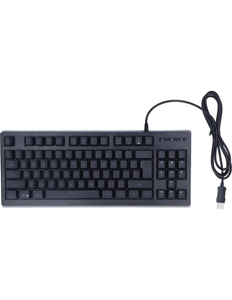 Teclado Gaming GOWENIC RGB USB Ergonómico 87 Teclas Teclado Gaming GOWENIC RGB USB Ergonómico 87 Teclas