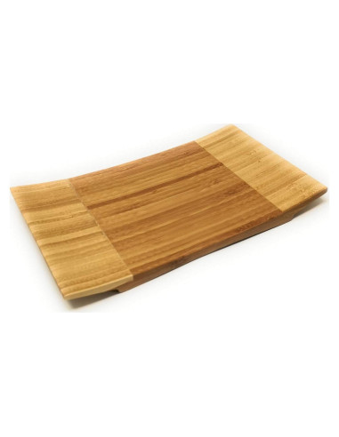 Plato de Servicio de Bambú Rectangular 26.9x17 cm - Hogar Asiático