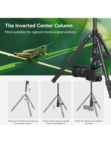 Trípode de Video SmallRig CT195 73" con Cabezal Fluido