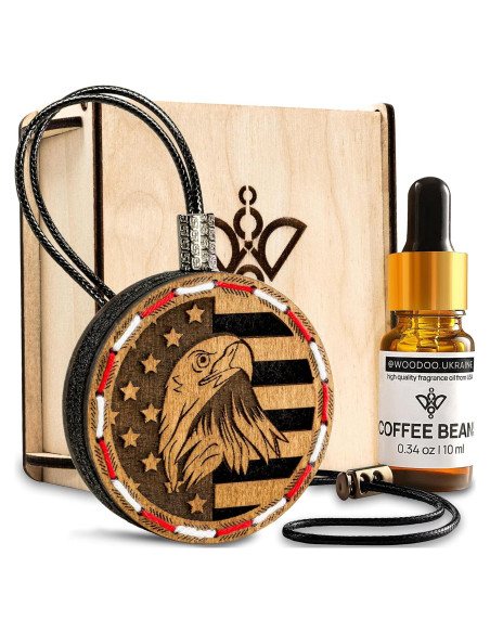 Ambientador de Auto WOODOO.UKRAINE Águila Café 10 ml Ambientador de Auto WOODOO.UKRAINE Águila Café 10 ml
