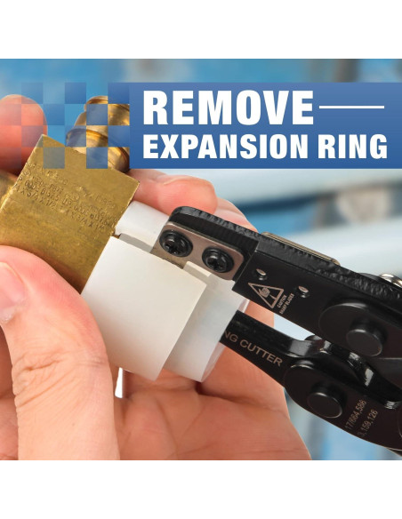 Extractor de anillos de expansión PEX iCrimp 1/2 a 1 pulg Extractor de anillos de expansión PEX iCrimp 1/2 a 1 pulg