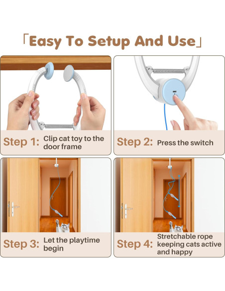 Juguete Interactivo para Gatos Bolpetizo con Ratones de Plumas Juguete Interactivo para Gatos Bolpetizo con Ratones de Plumas