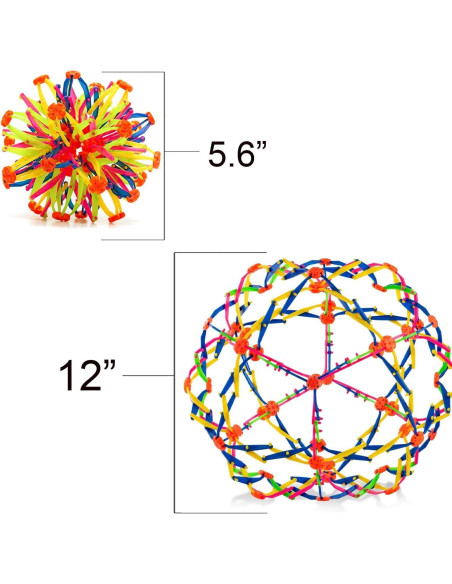 Bola Expandible 4E's Novelty, Esfera Sensorial Multicolor Bola Expandible 4E's Novelty, Esfera Sensorial Multicolor