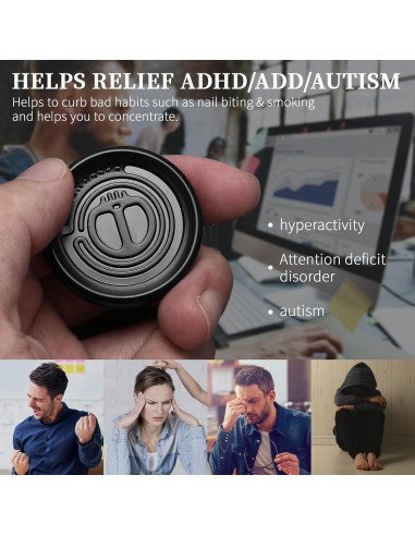 Paquete de Regalo Fidget HIDEDC - Juguetes Antiestrés Negro