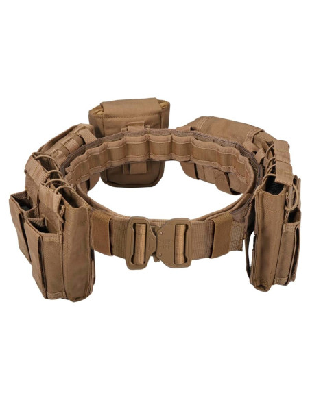 Cinturón Táctico YAKEDA 7 en 1 Ajustable Nylon Beige Cinturón Táctico YAKEDA 7 en 1 Ajustable Nylon Beige