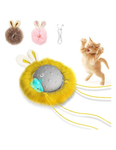 Juguete Interactivo para Gatos LEPLE LP16 Gris con Sensor